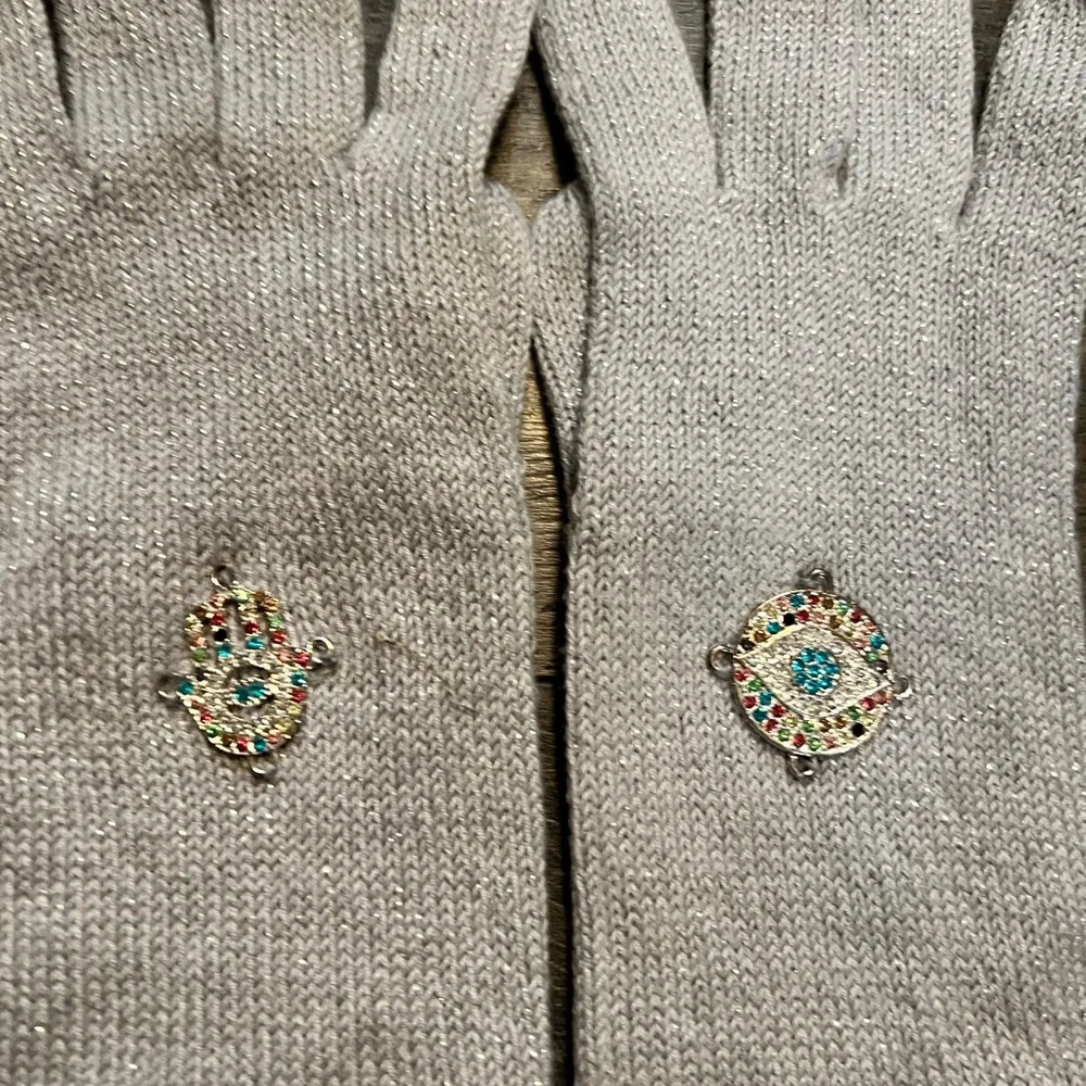 Carol Brodie Evil Eye‎ Hat and Gloves Set